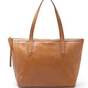 👛Fossil Sydney Tote-Camel